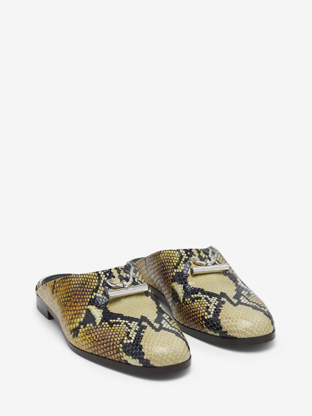 Mcq Alexander Mcqueen Women's T-Bar Slip On Mule In Brown/Dark Brown