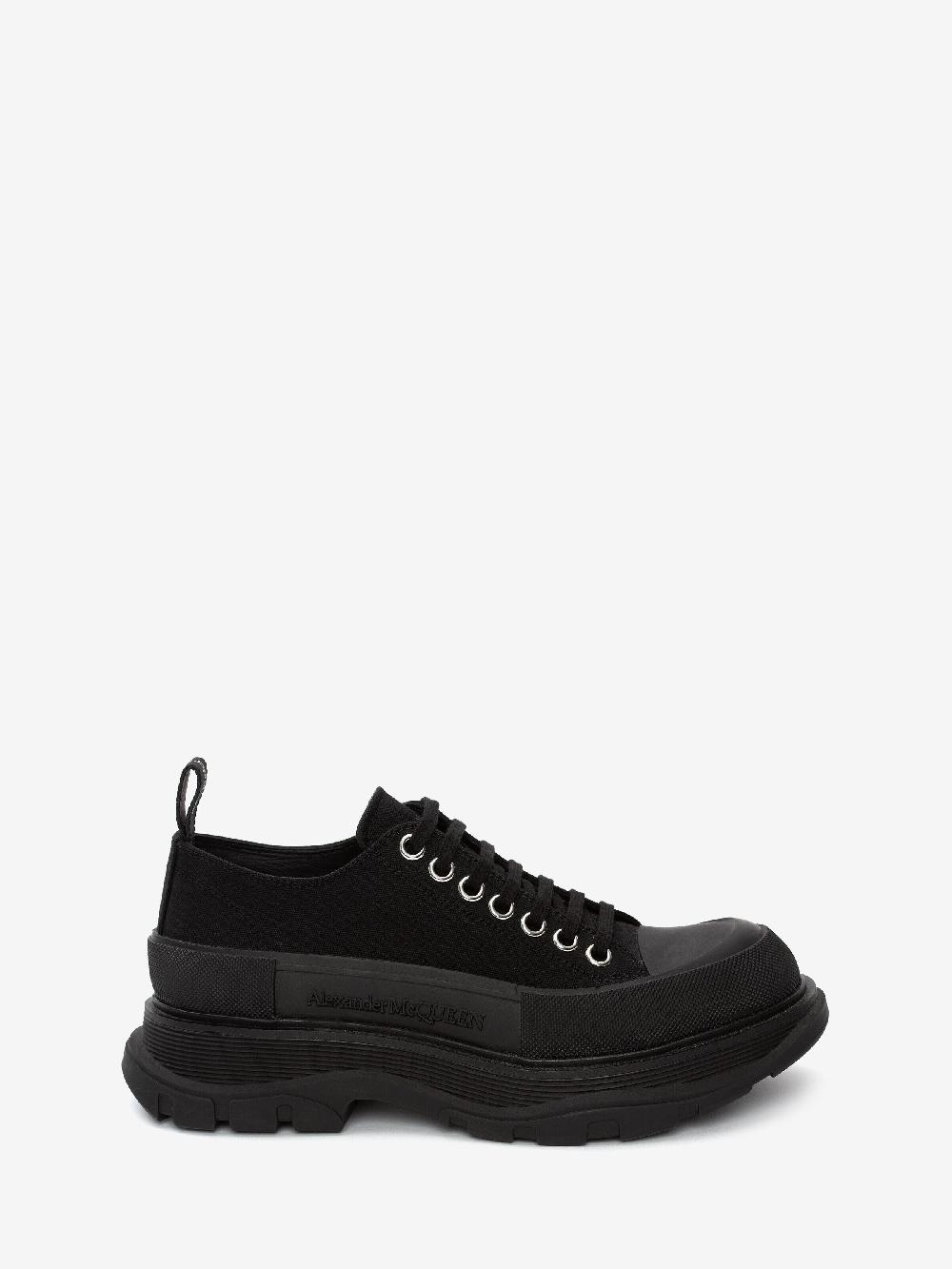 Mcq Alexander Mcqueen Women's Tread Slick Lace Up In Black