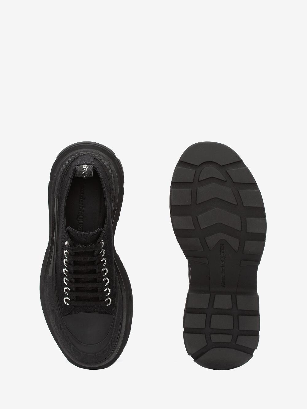 mcq alexander mcqueen Women's Tread Slick Lace Up in Black