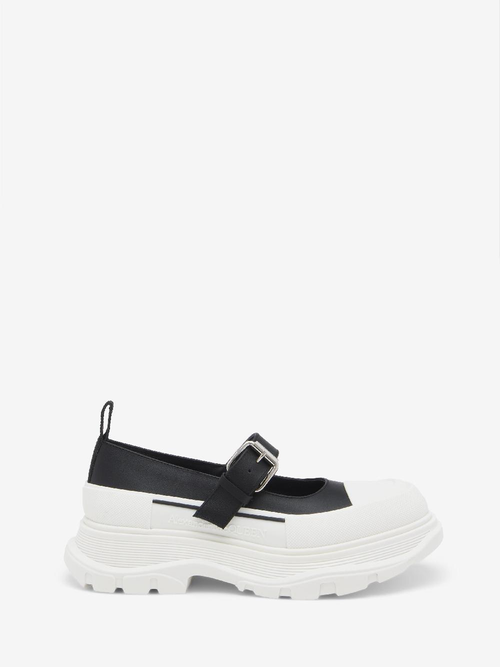 Mcq Alexander Mcqueen Women's Tread Slick Mary Jane In Black/White