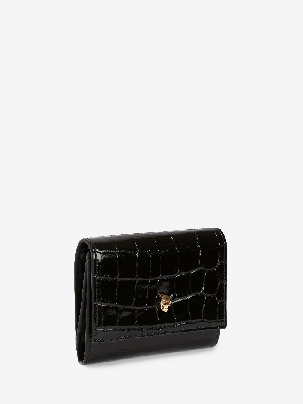 Mcq Alexander Mcqueen Women's Trifold Wallet In Black