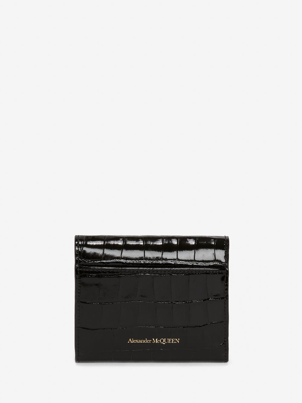 Mcq Alexander Mcqueen Women's Trifold Wallet In Black
