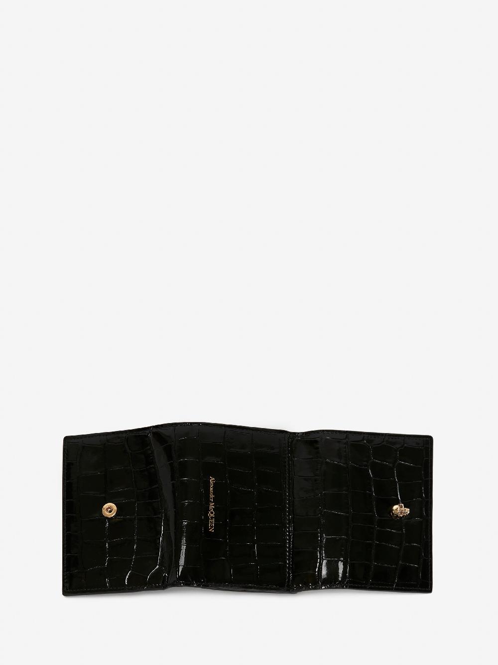 mcq alexander mcqueen Women's Trifold Wallet in Black