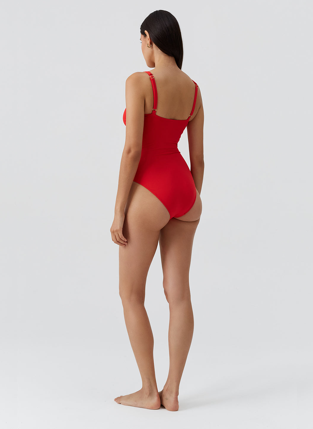 Melissa Odabash Abruzzo Red Swimsuit