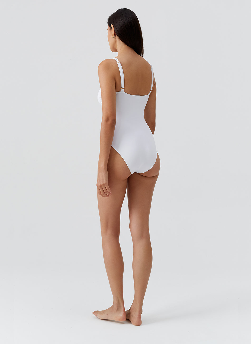 Melissa Odabash Abruzzo White Swimsuit