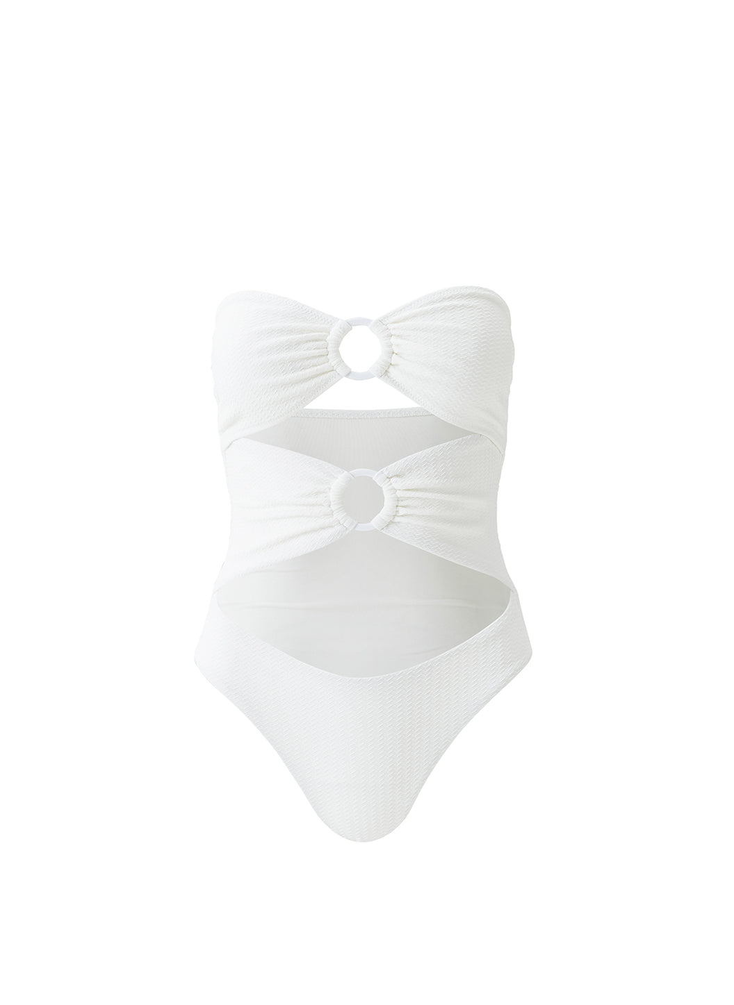 melissa odabash Alicante Mazy White Swimsuit