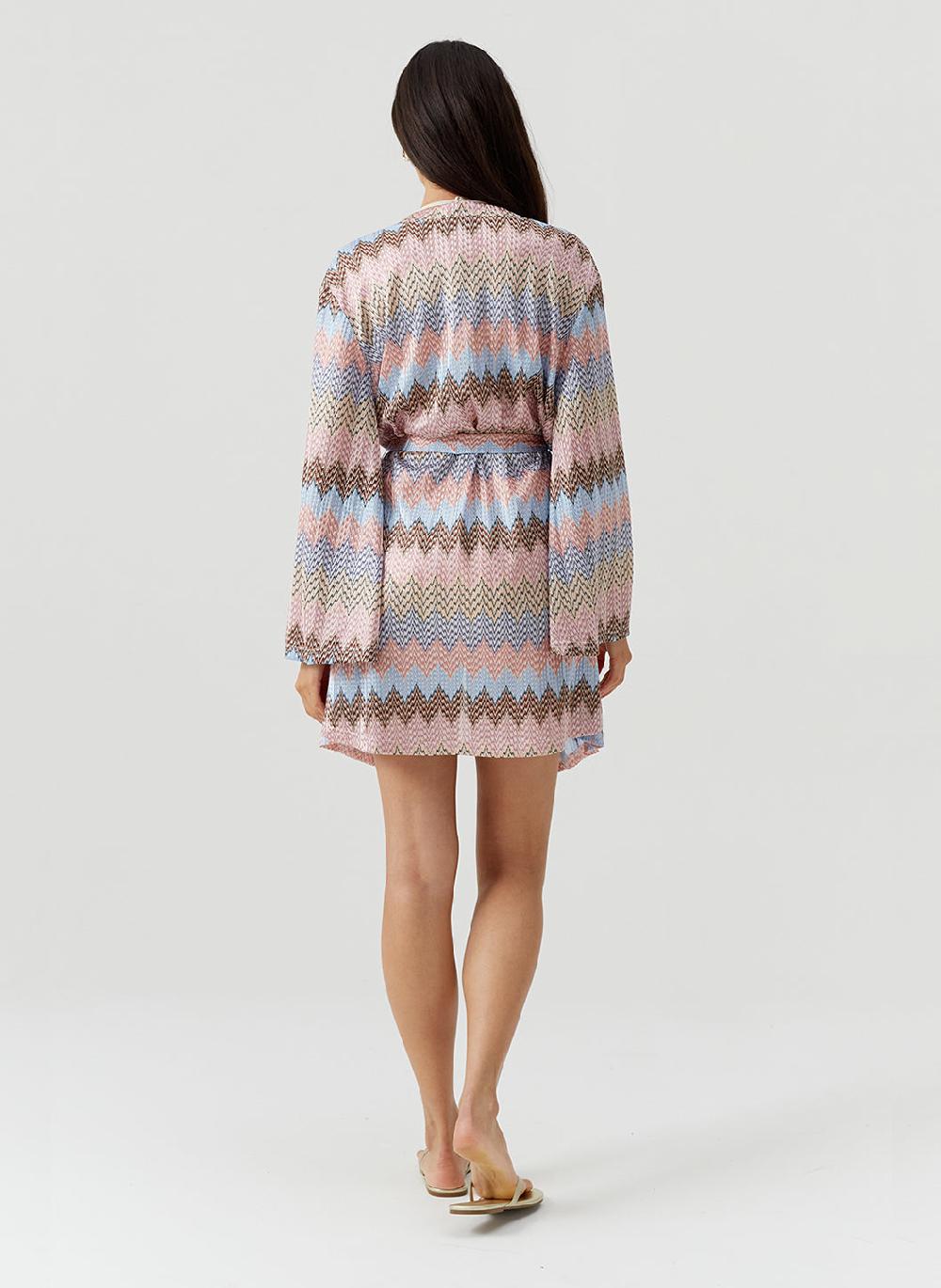 Melissa Odabash Anna Zigzag Stripe Kaftan