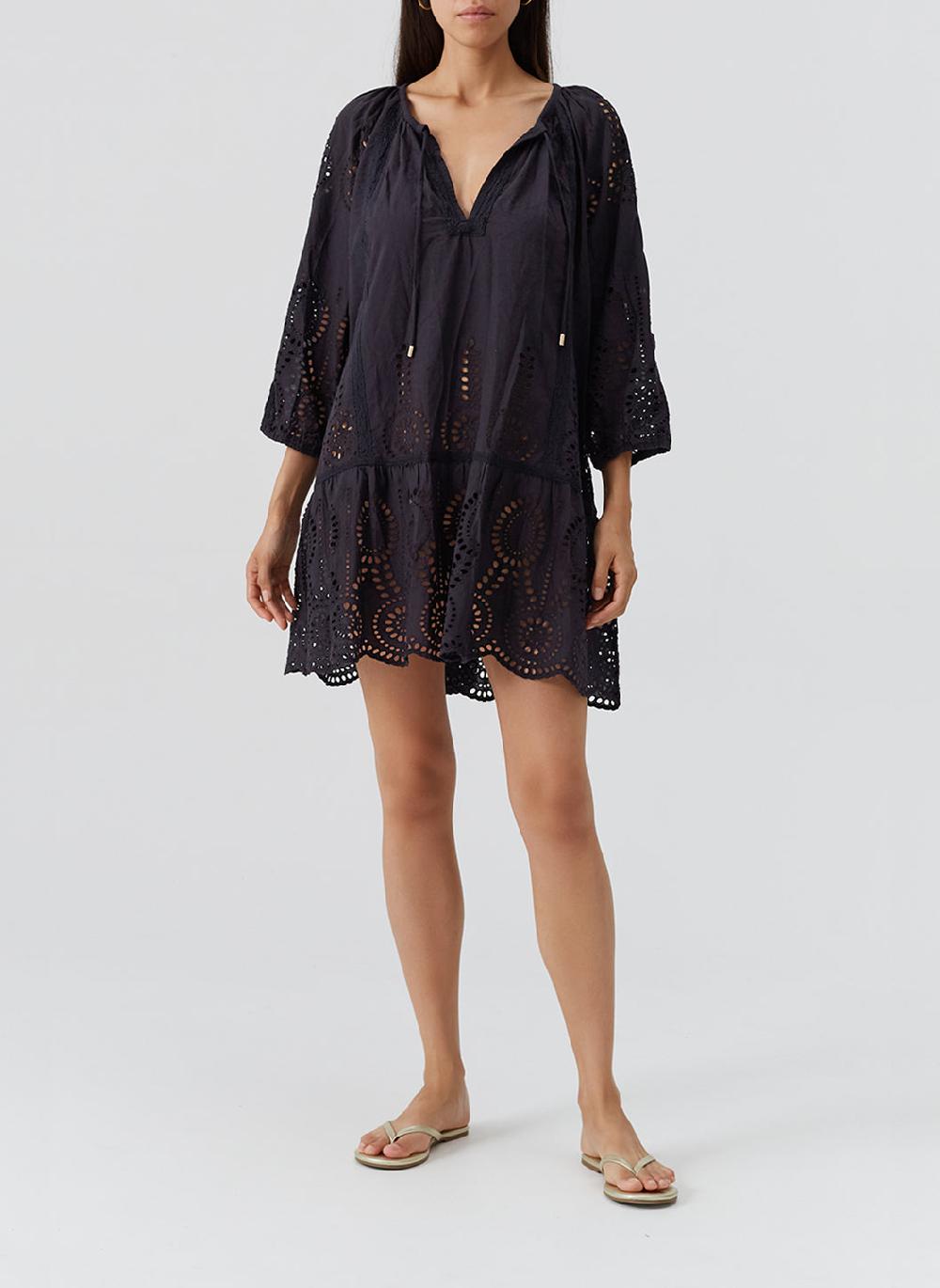 Melissa Odabash Ashley Black Kaftan