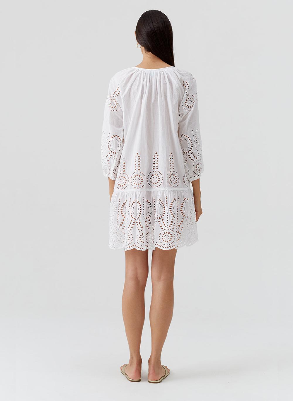 Melissa Odabash Ashley White Kaftan