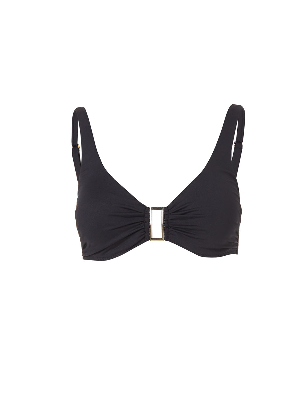 melissa odabash Bel Air Black Bikini Top
