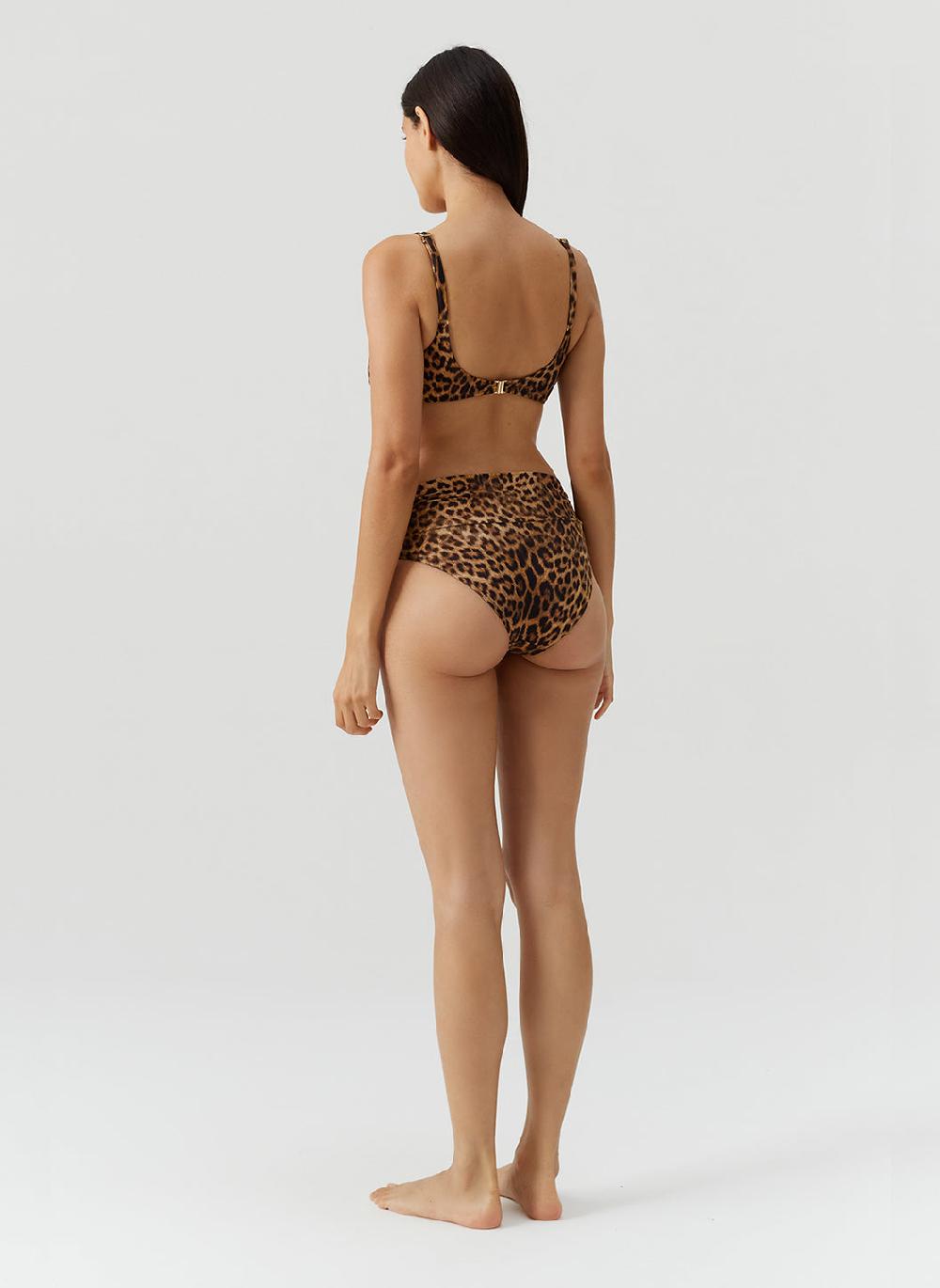 Melissa Odabash Bel Air Cheetah Bikini Top