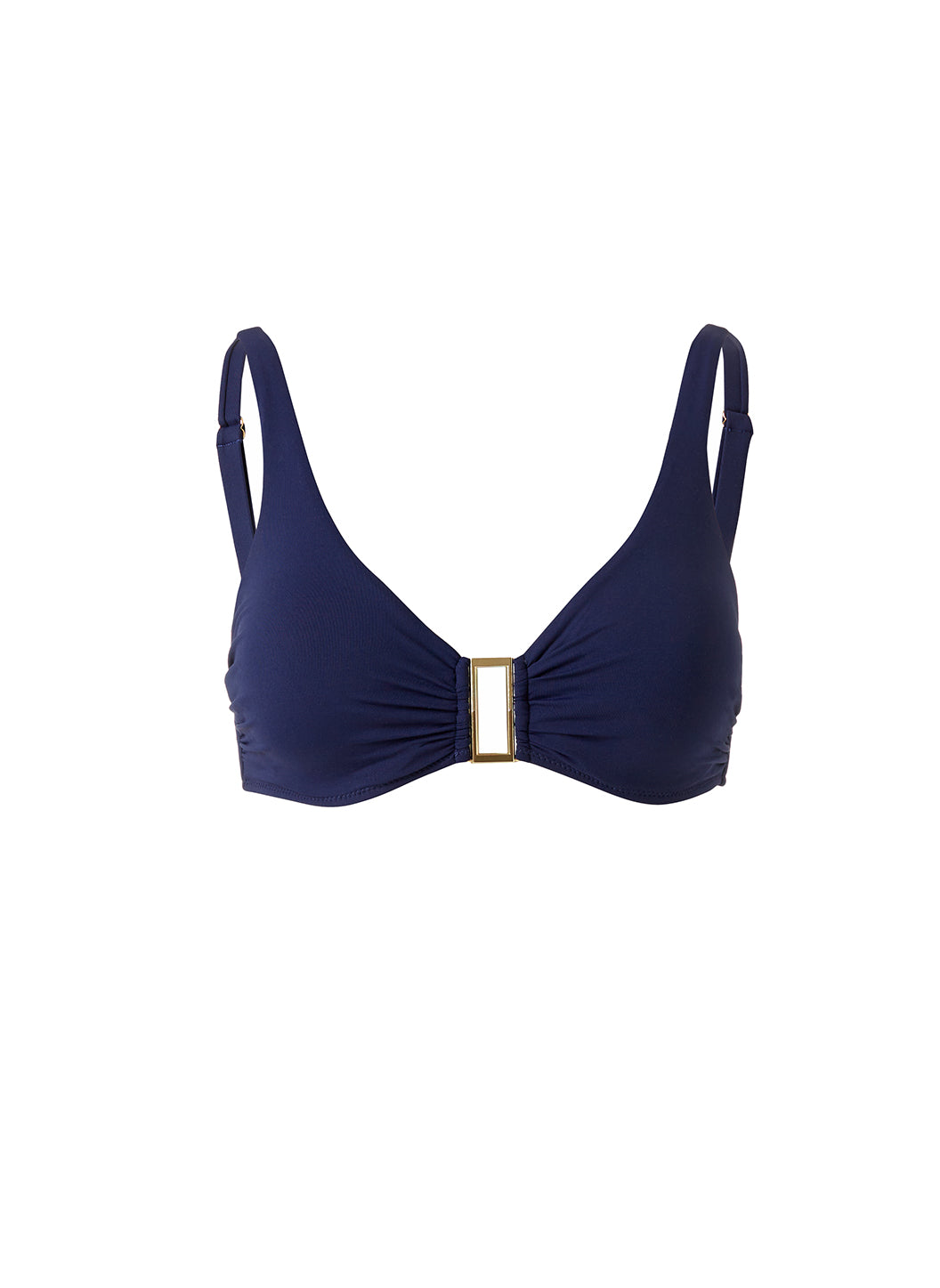 melissa odabash Bel Air Navy Bikini Top