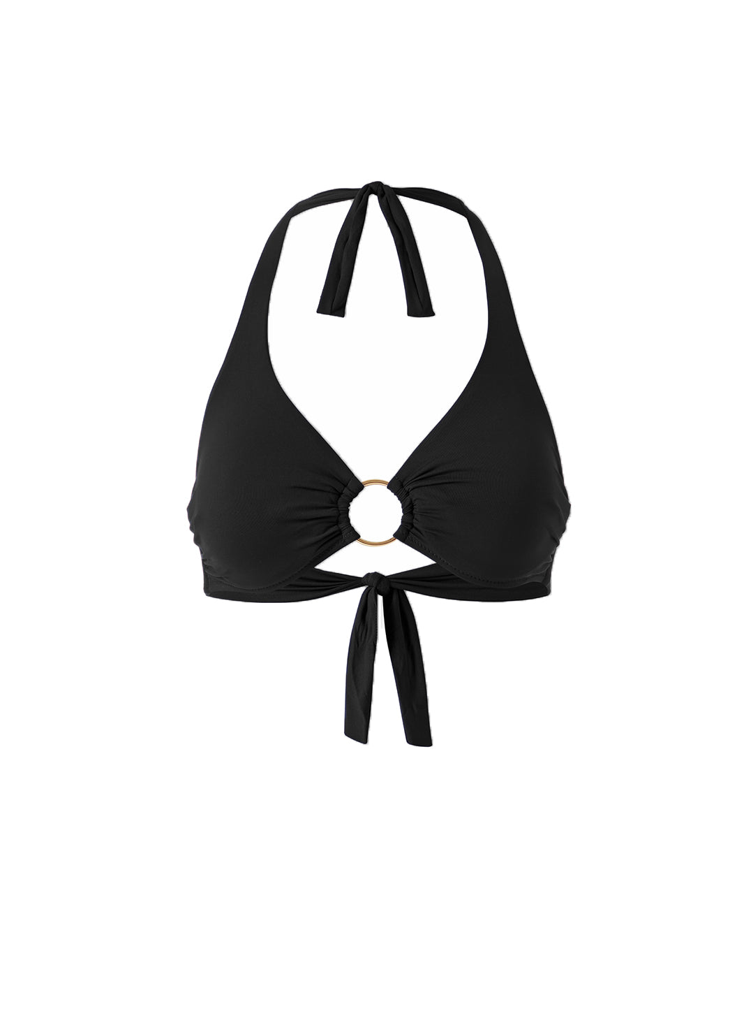 melissa odabash Brussels Black Bikini Top