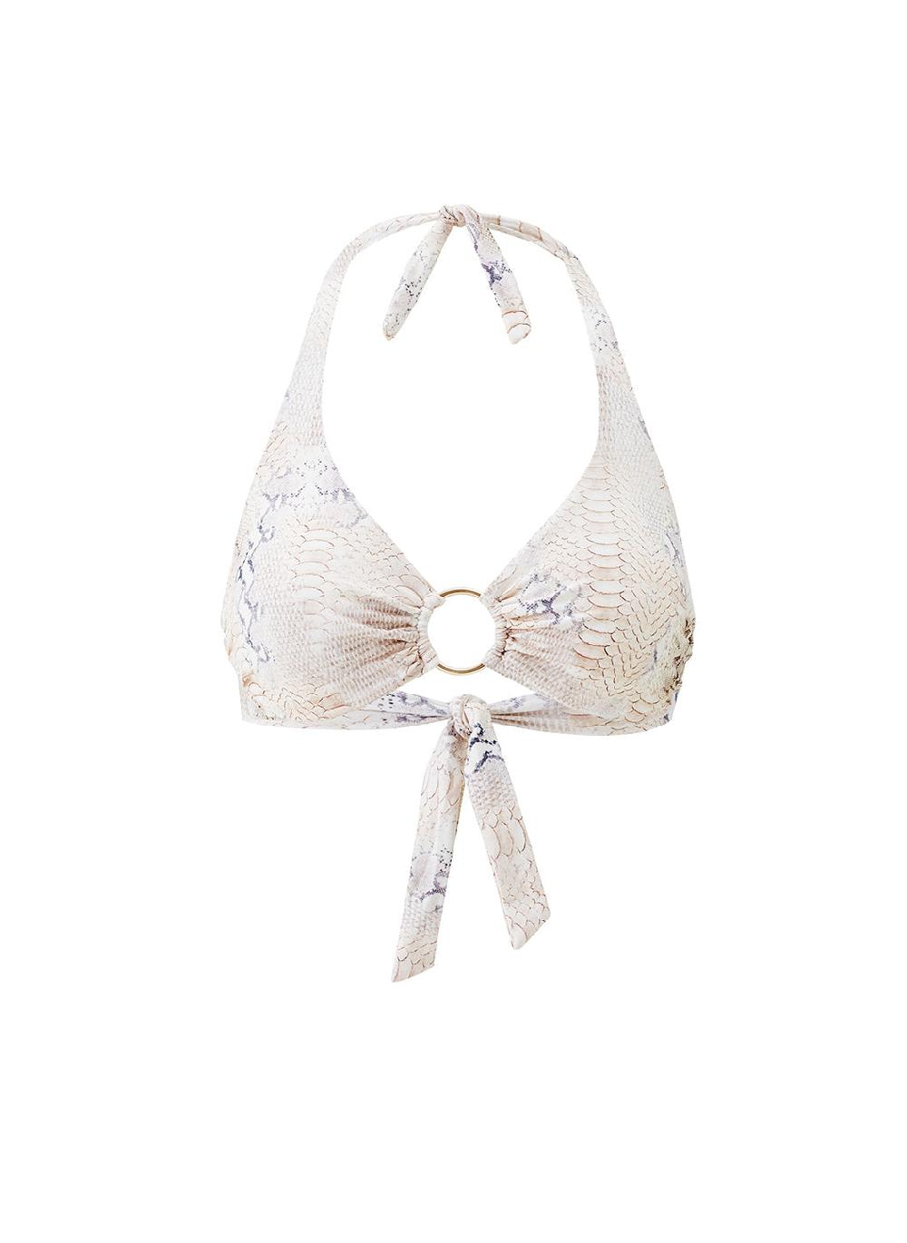 melissa odabash Brussels Lizard Bikini Top