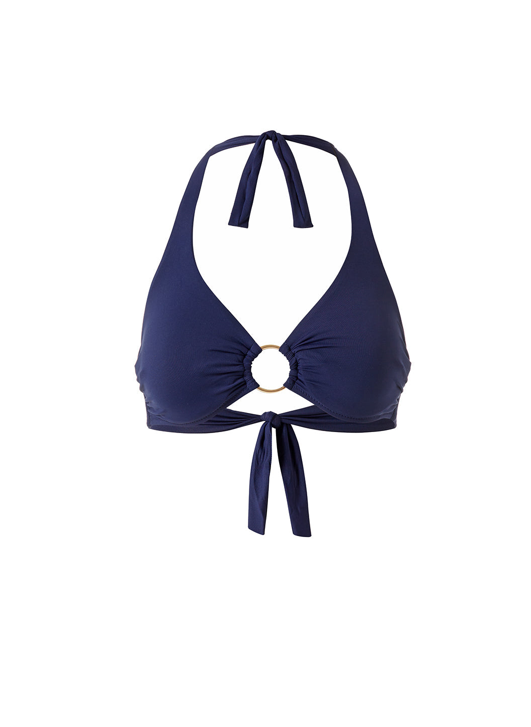 melissa odabash Brussels Navy Bikini Top