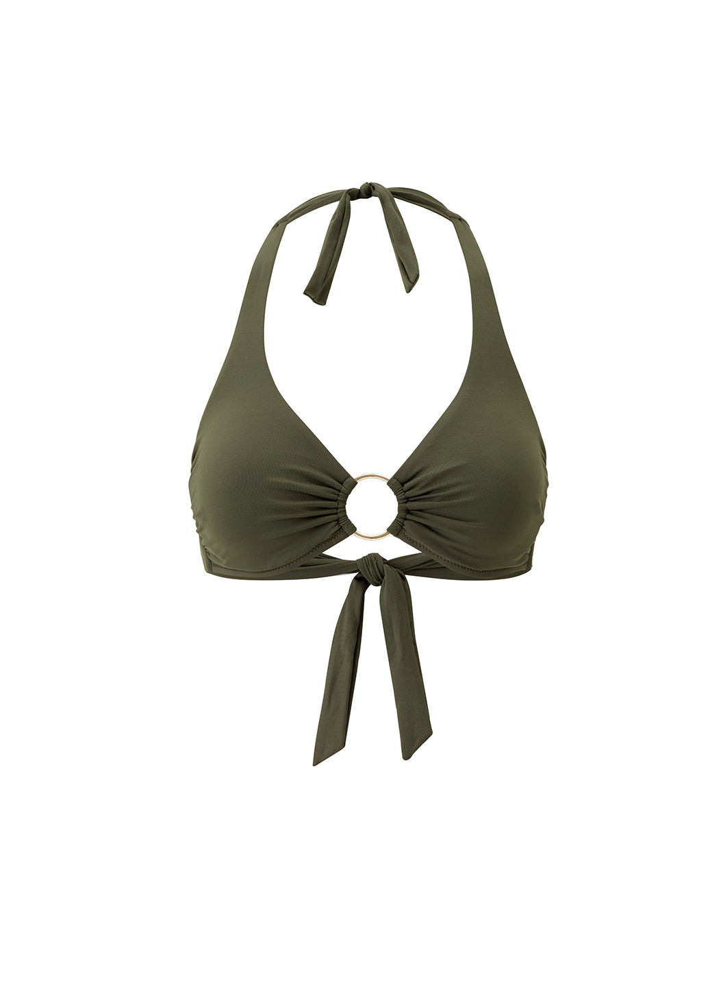 melissa odabash Brussels Olive Bikini Top