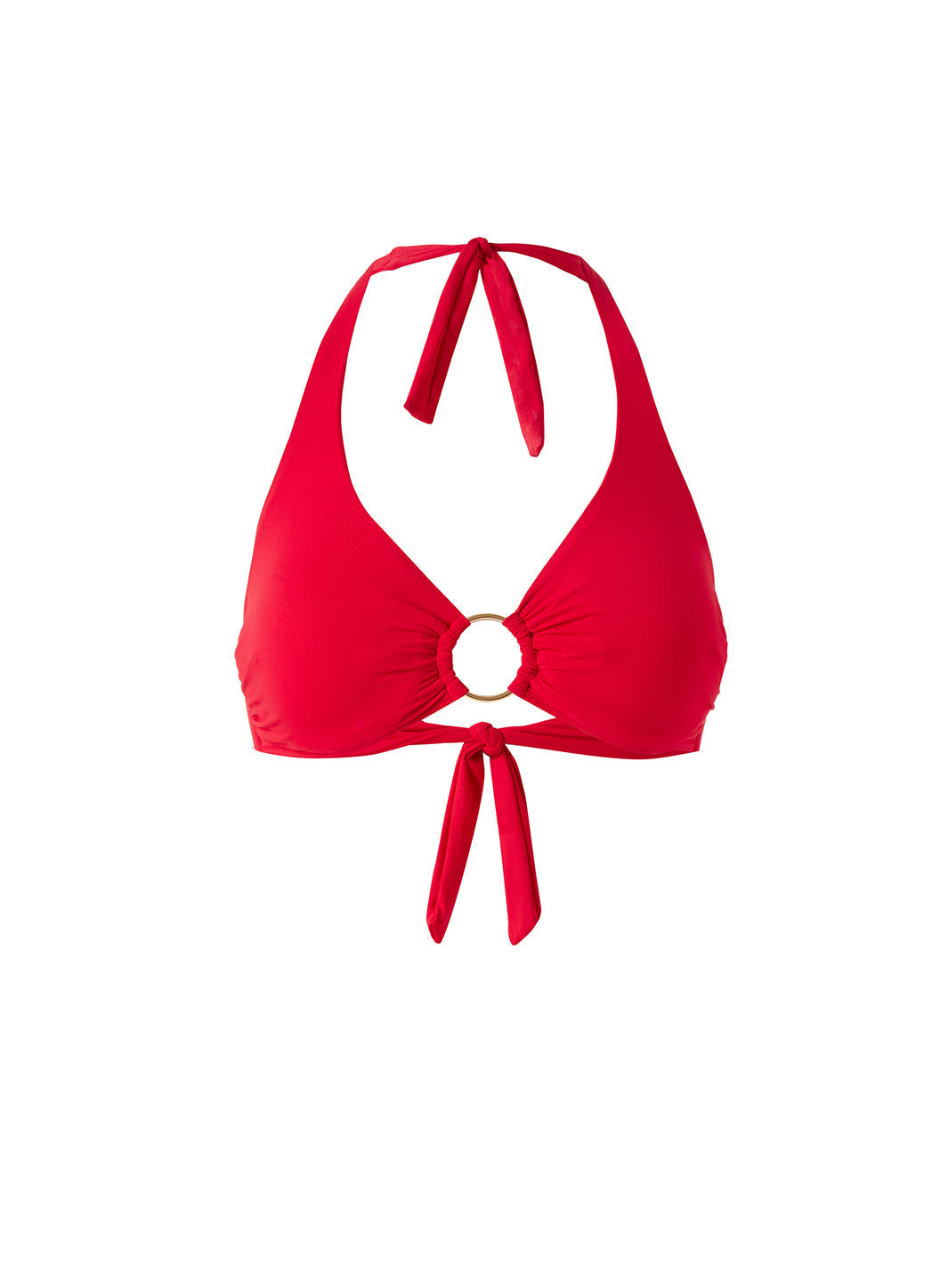 melissa odabash Brussels Red Bikini Top
