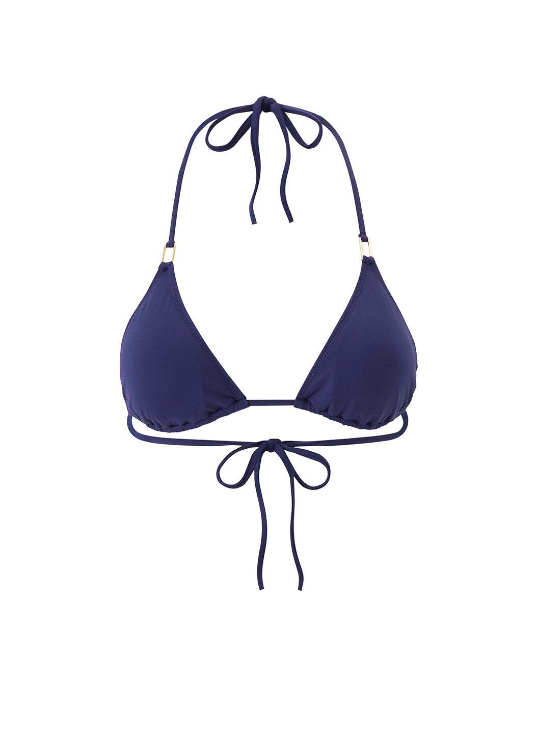 melissa odabash Cancun Navy Bikini Top