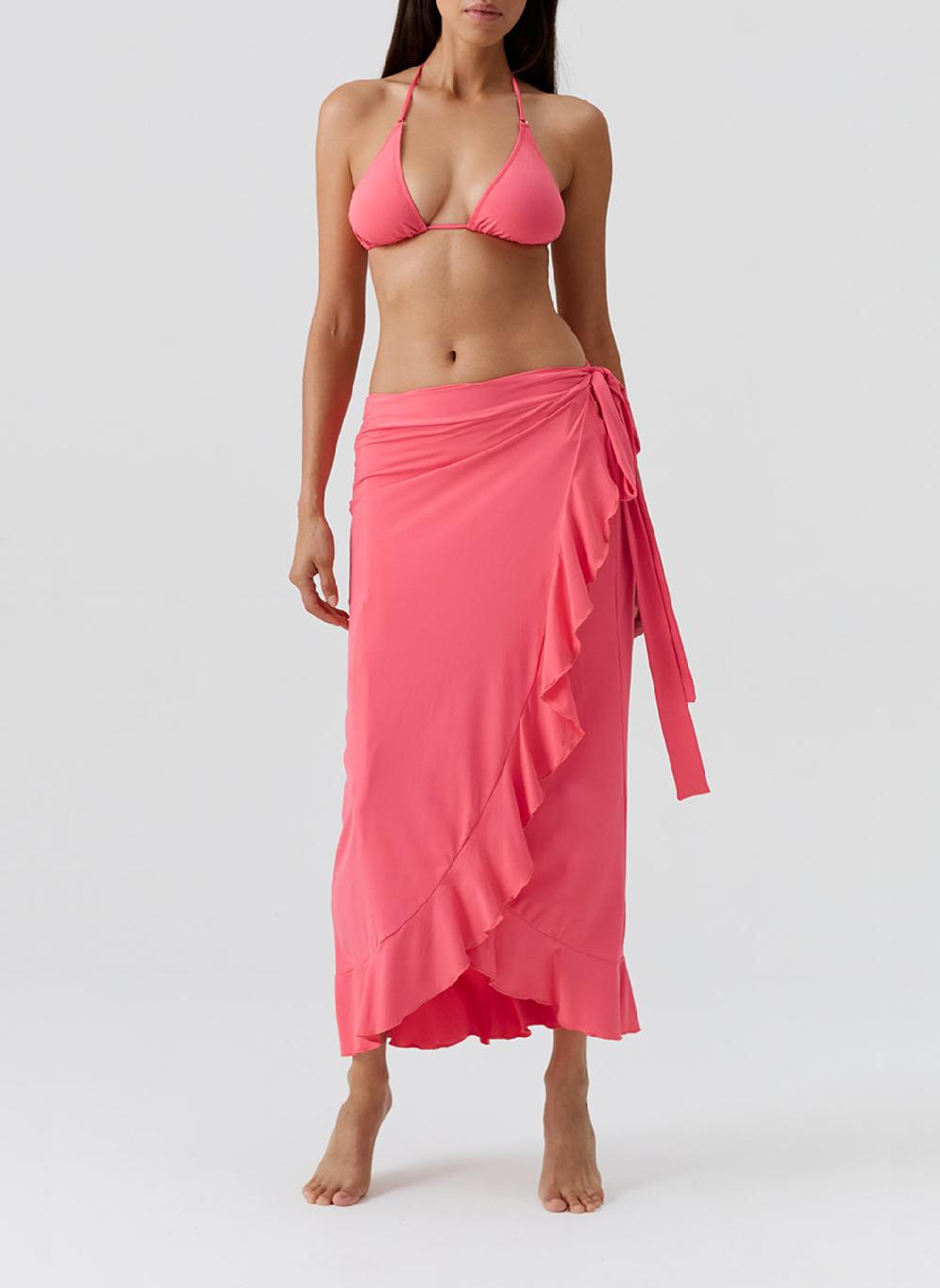 Melissa Odabash Cassidy Coral Skirt