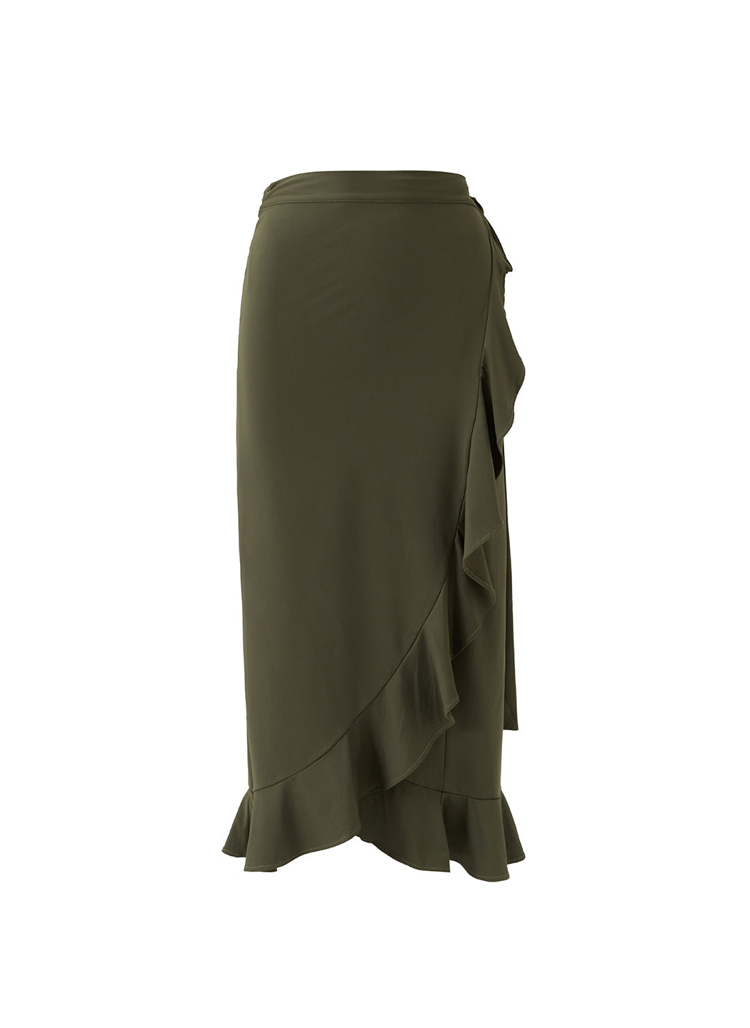 melissa odabash Cassidy Olive Skirt