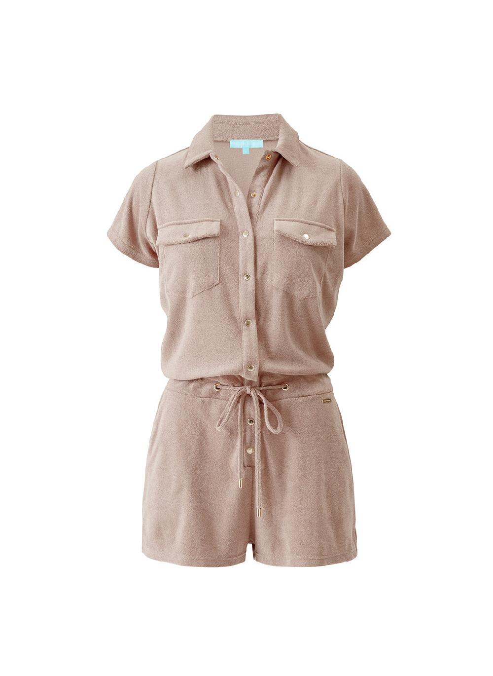 melissa odabash Cheryl Almond Romper
