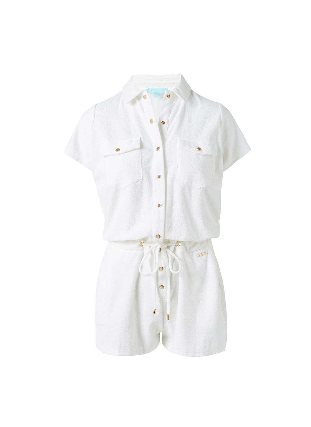 melissa odabash Cheryl White Romper