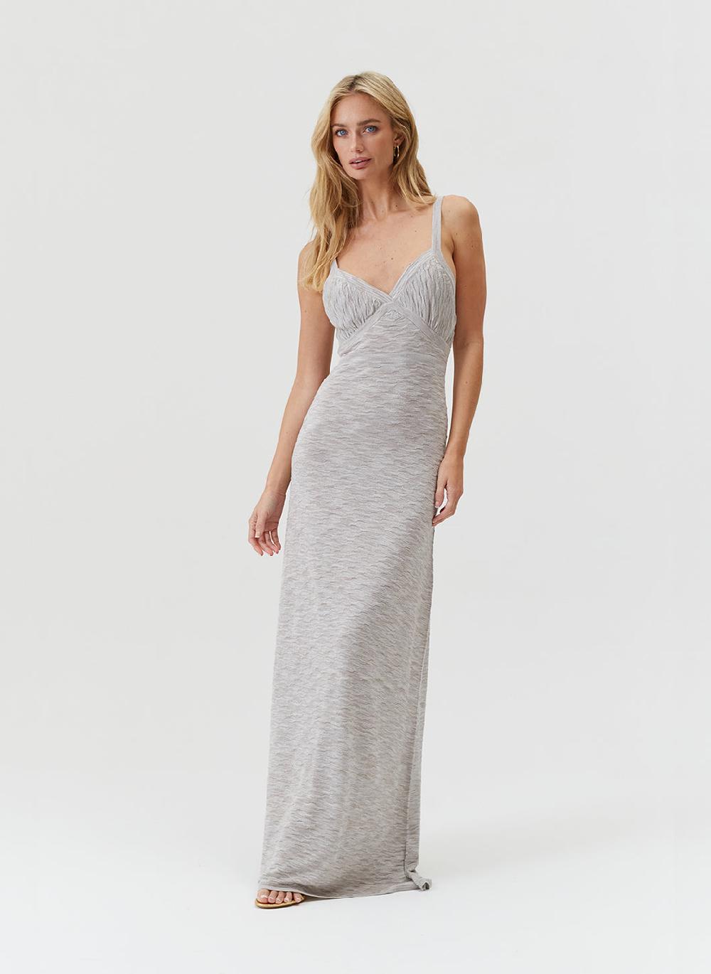 Melissa Odabash Colada Silver Melange Dress
