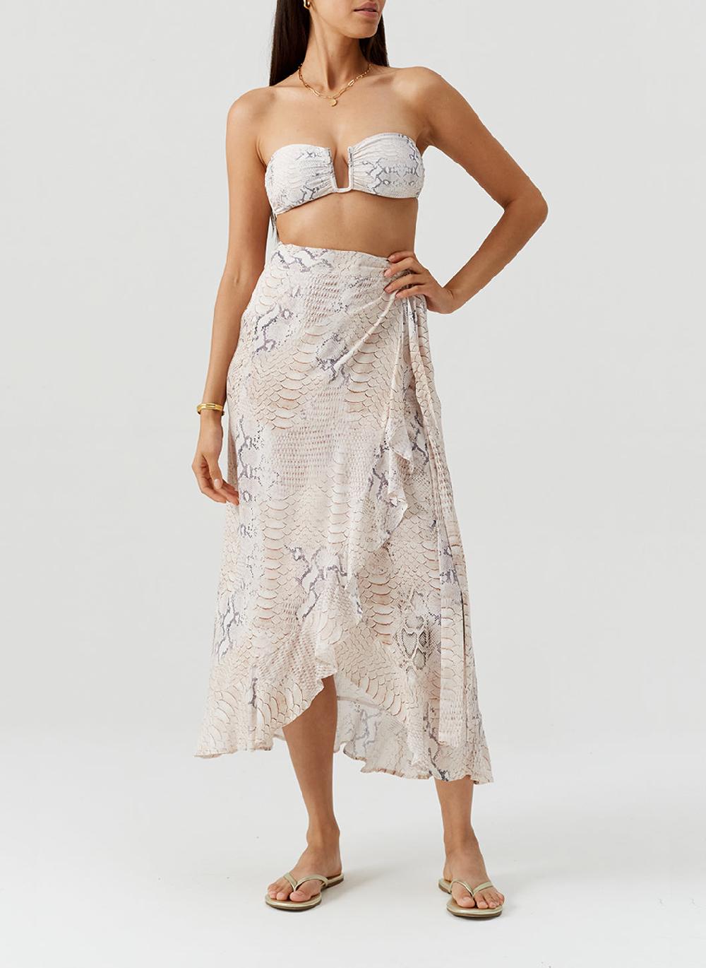 Melissa Odabash Danni Lizard Skirt