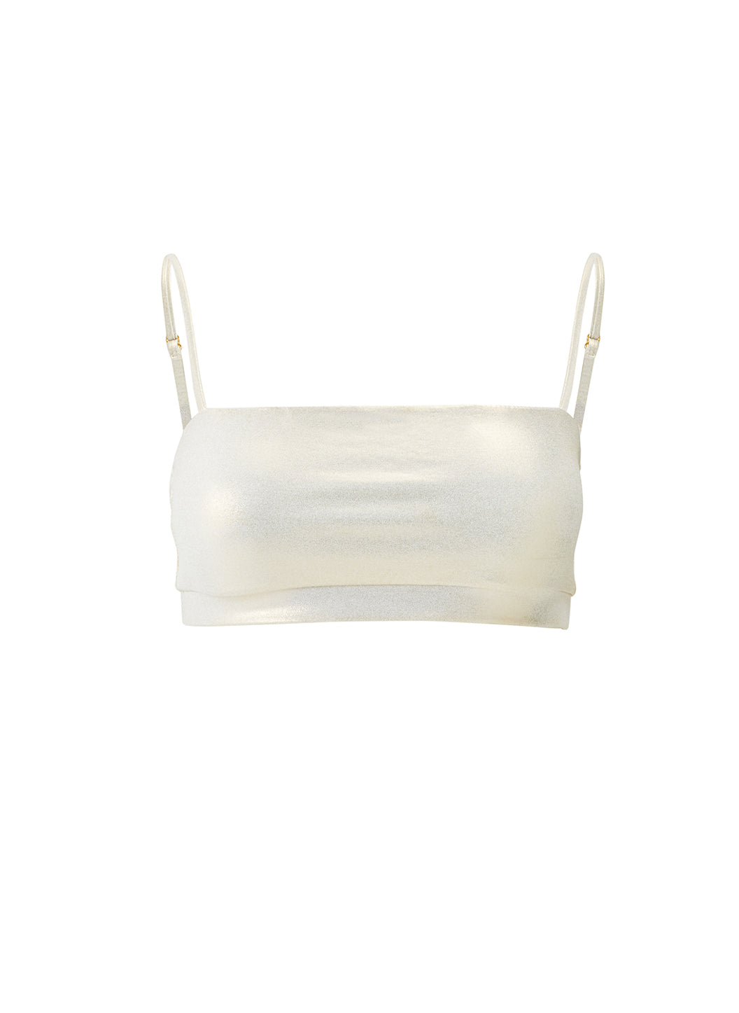 melissa odabash Elba Gold Bikini Top