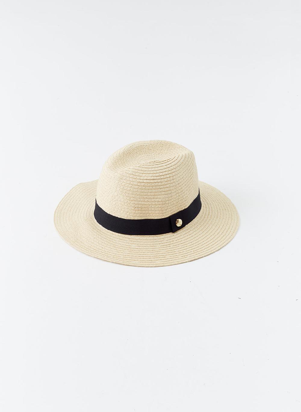 melissa odabash Fedora Beige/Black Hat
