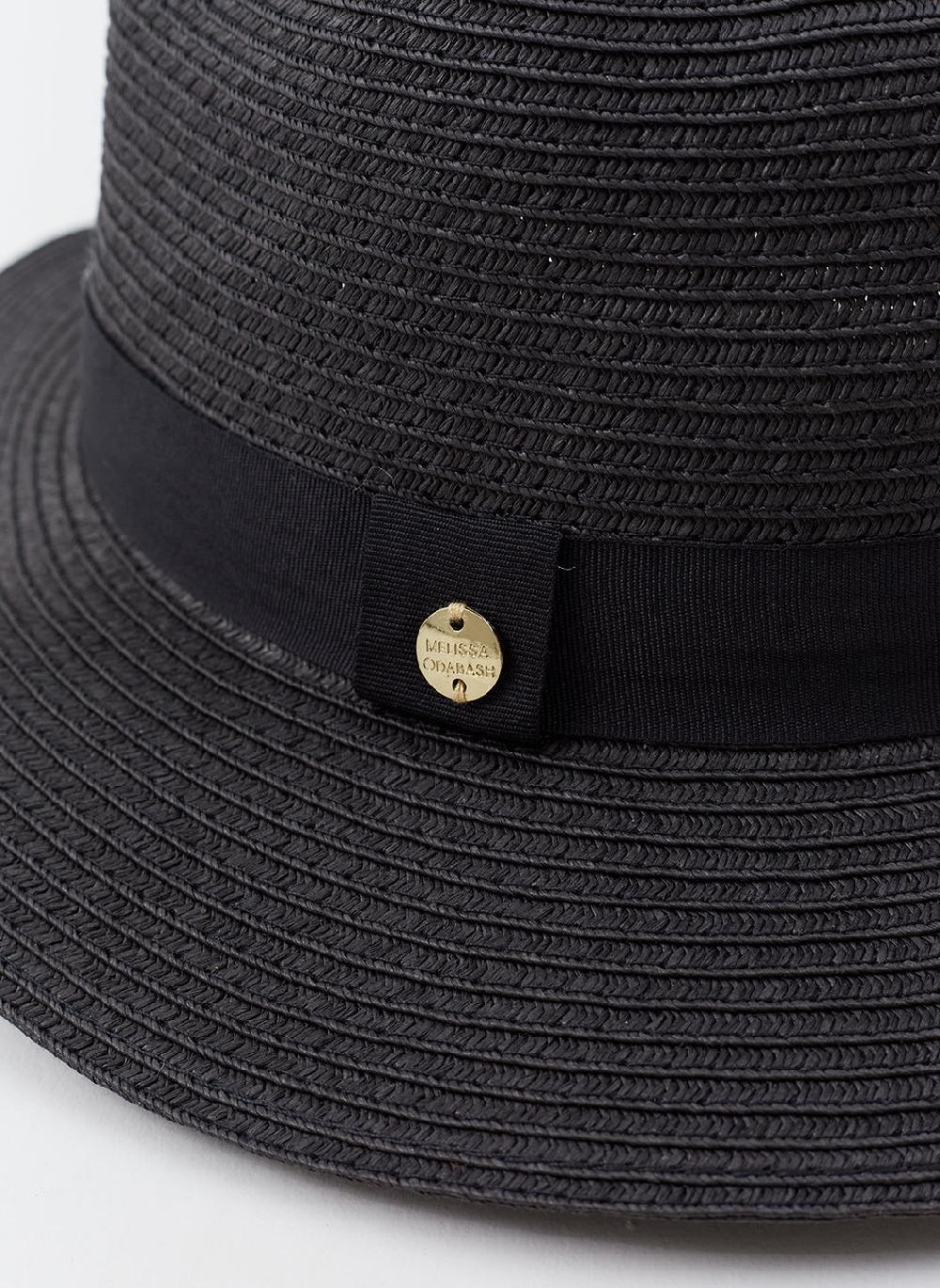 Melissa Odabash Fedora Black/Black Hat