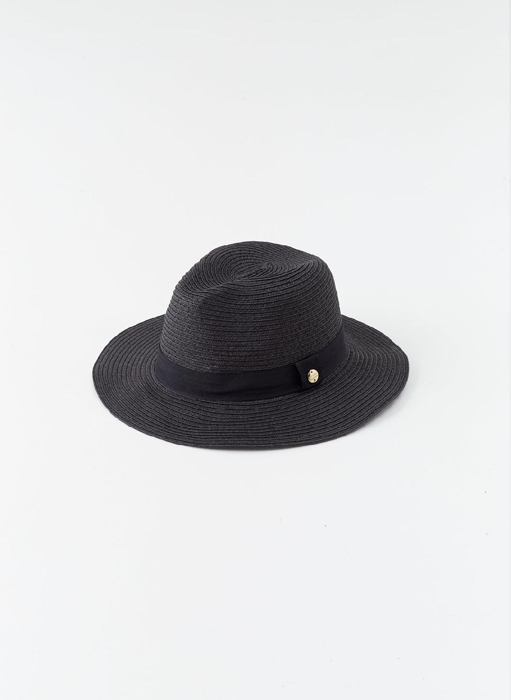 melissa odabash Fedora Black/Black Hat