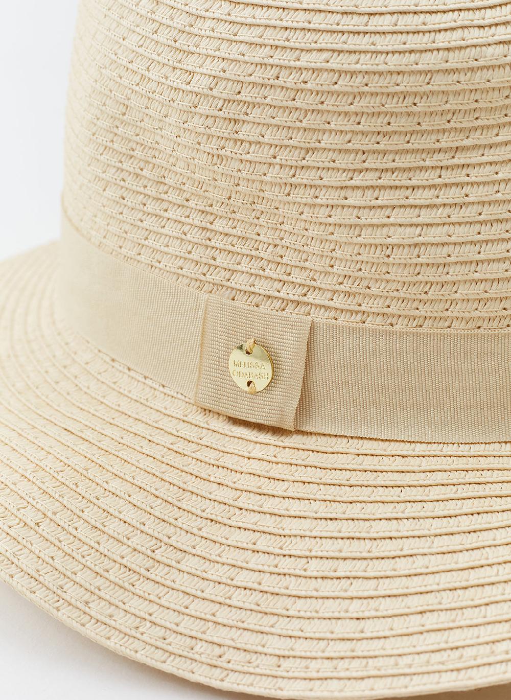 Melissa Odabash Fedora Cream/Beige Hat