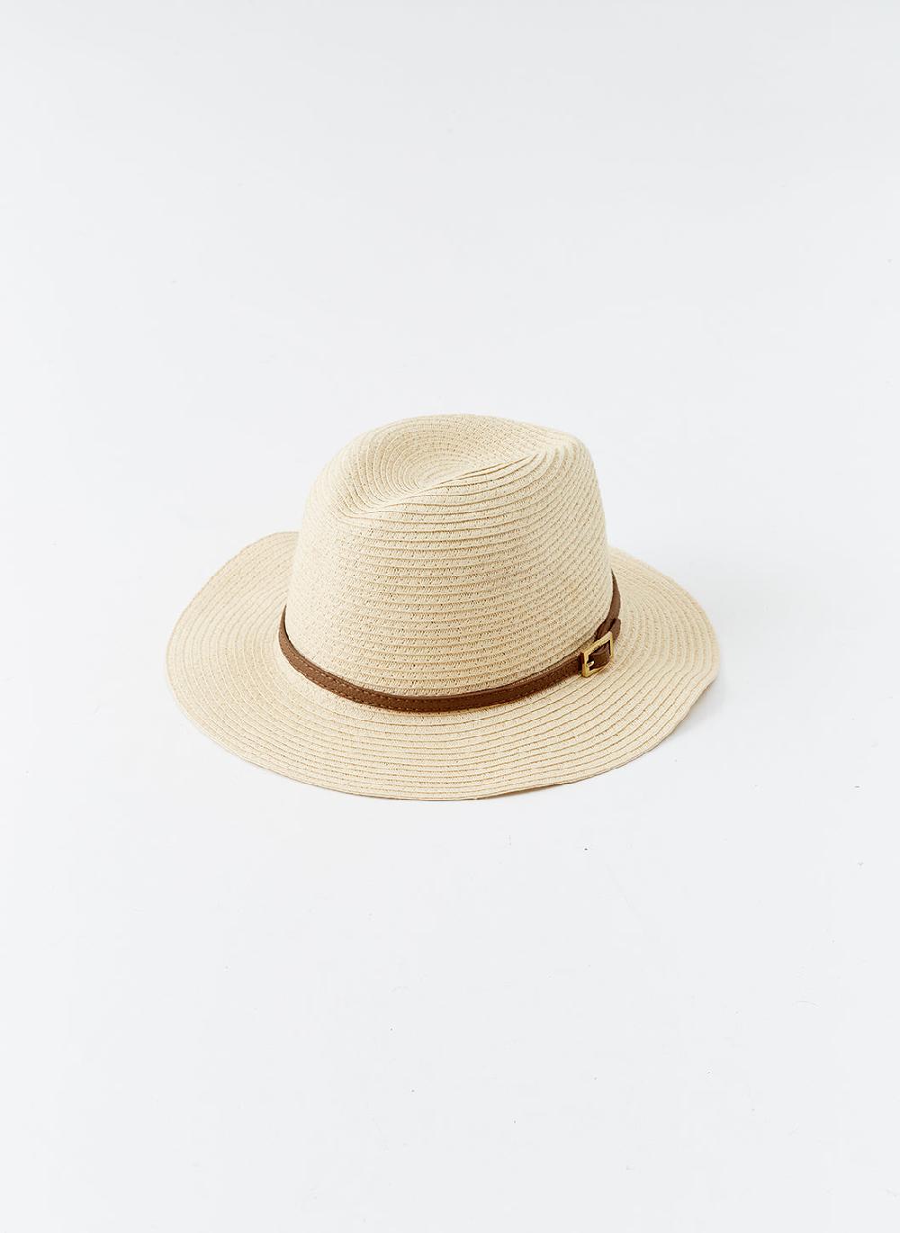 melissa odabash Fedora Cream/Tan Hat