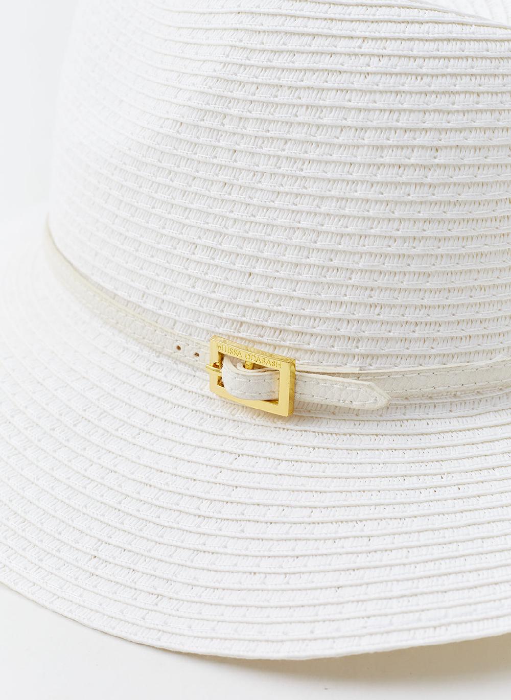 Melissa Odabash Fedora White/White Hat