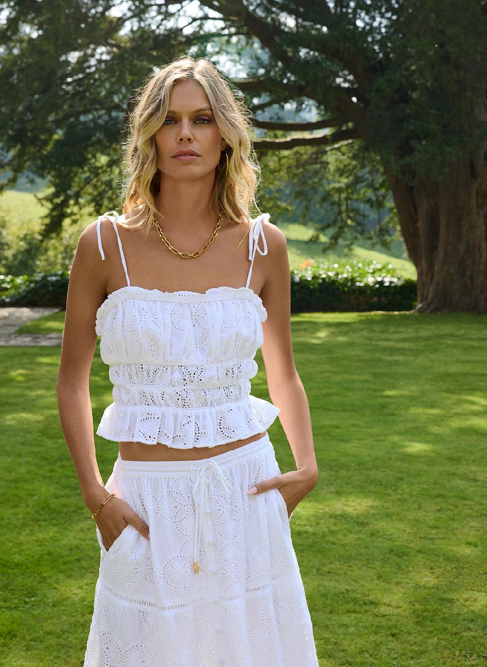 Melissa Odabash Freya White Top