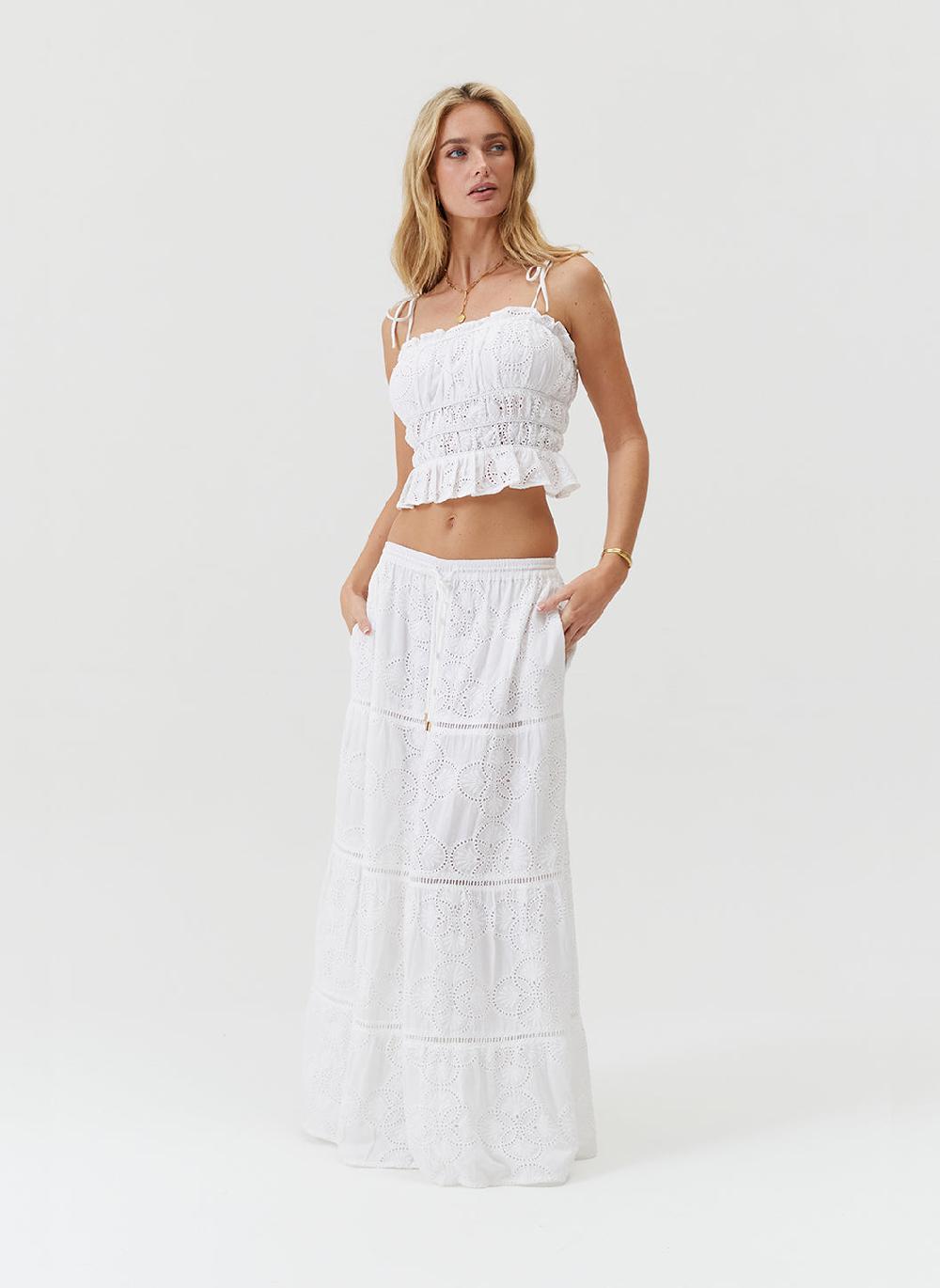 Melissa Odabash Freya White Top