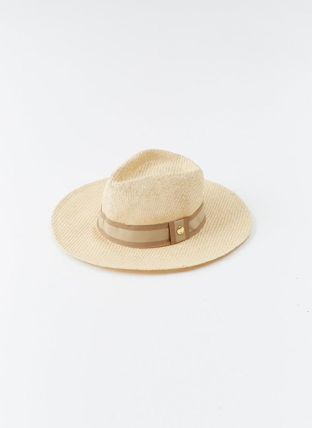 melissa odabash Gigi Cream/Tan Hat