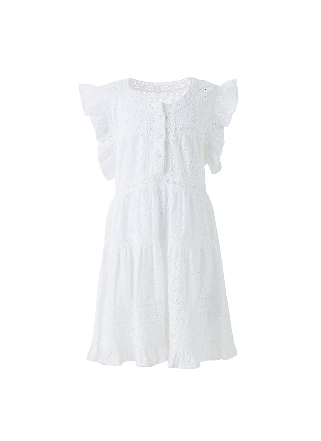 melissa odabash Girls Rebekah White Dress