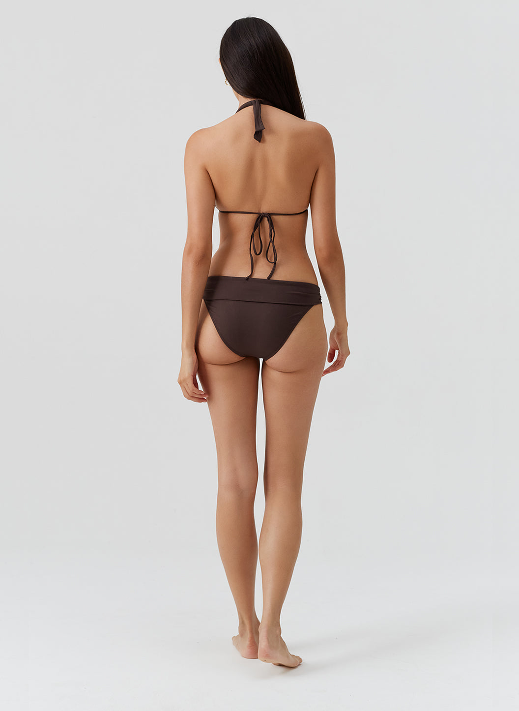 Melissa Odabash Grenada Brown Bikini Top