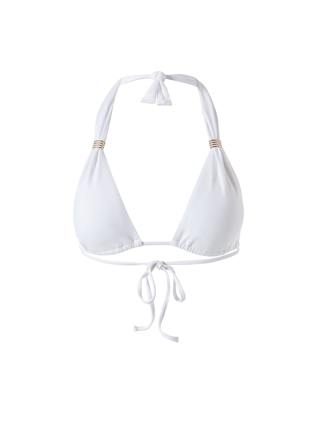 melissa odabash Grenada White Bikini Top