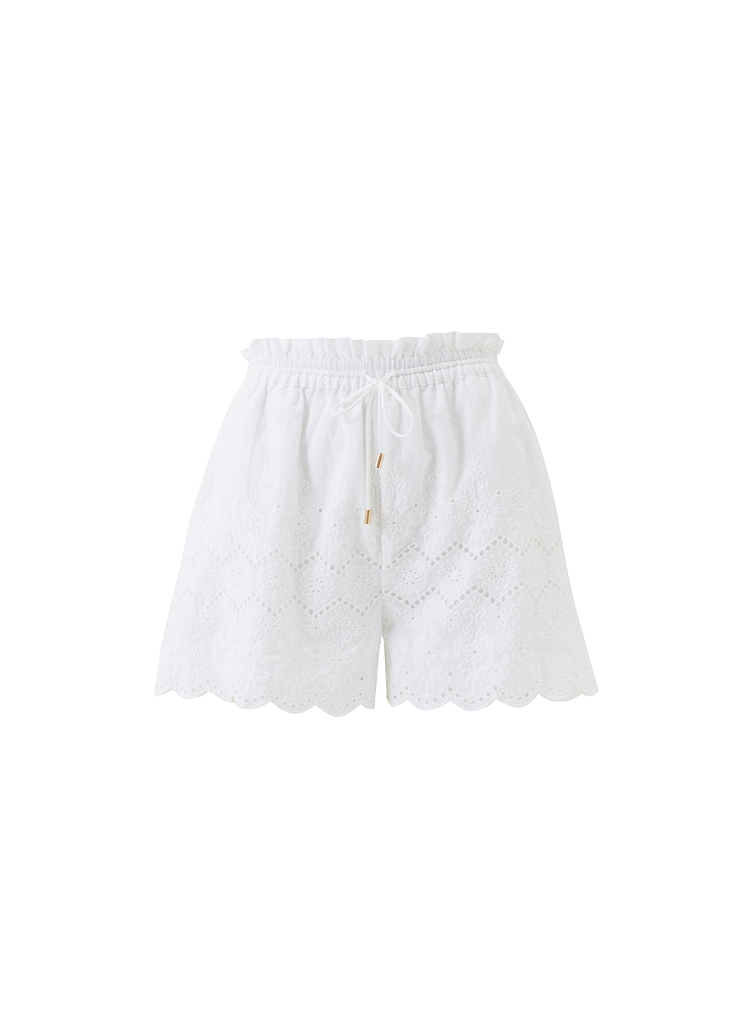 melissa odabash Indy White Shorts