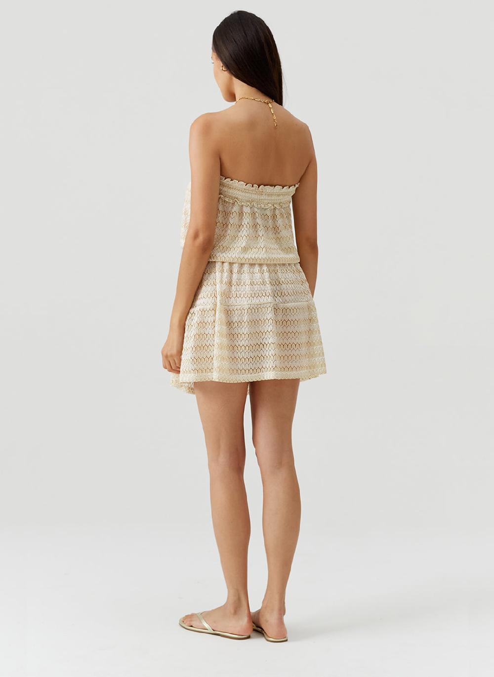 Melissa Odabash Isla Gold Dress