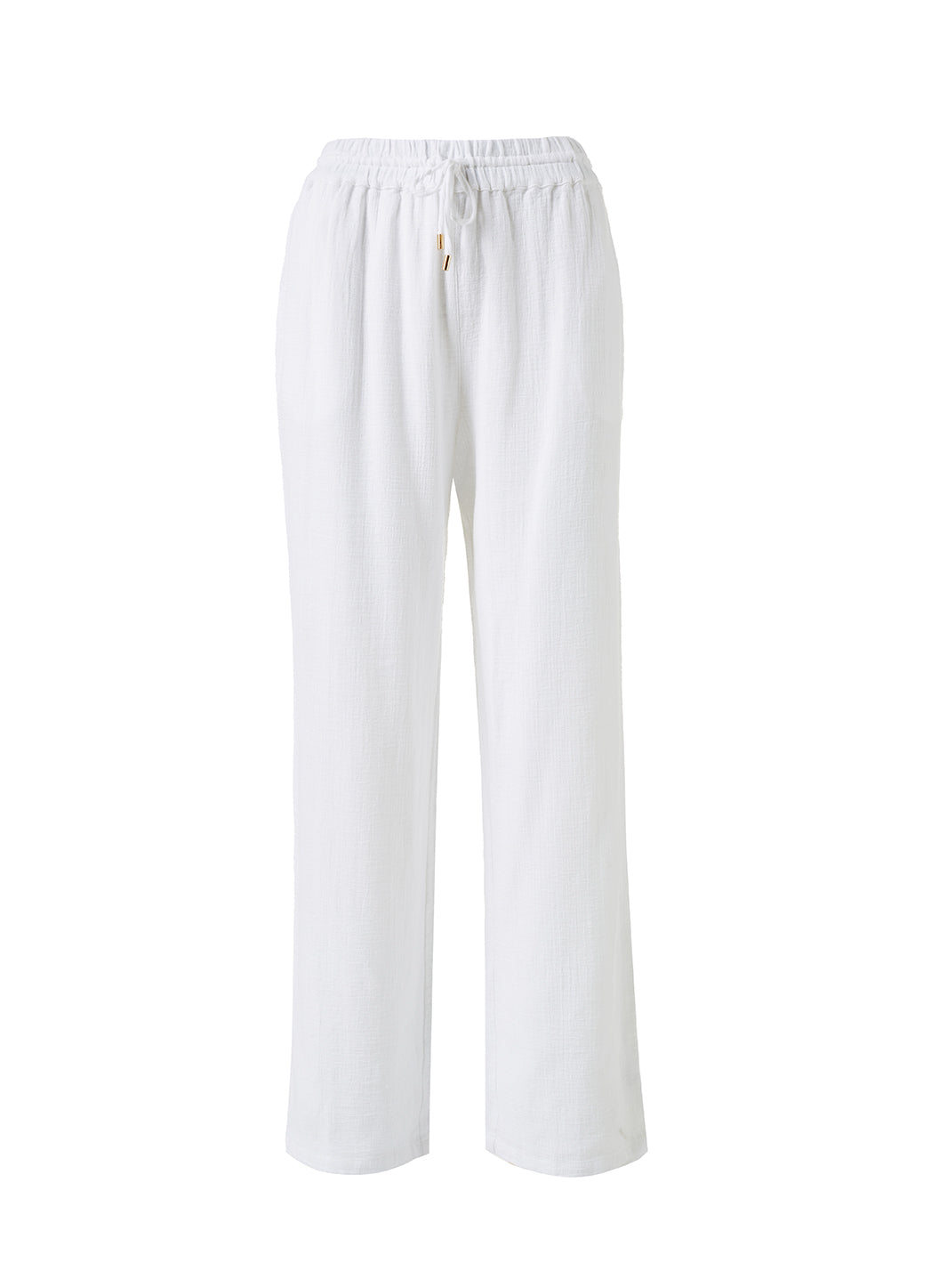 melissa odabash Krissy White Trousers