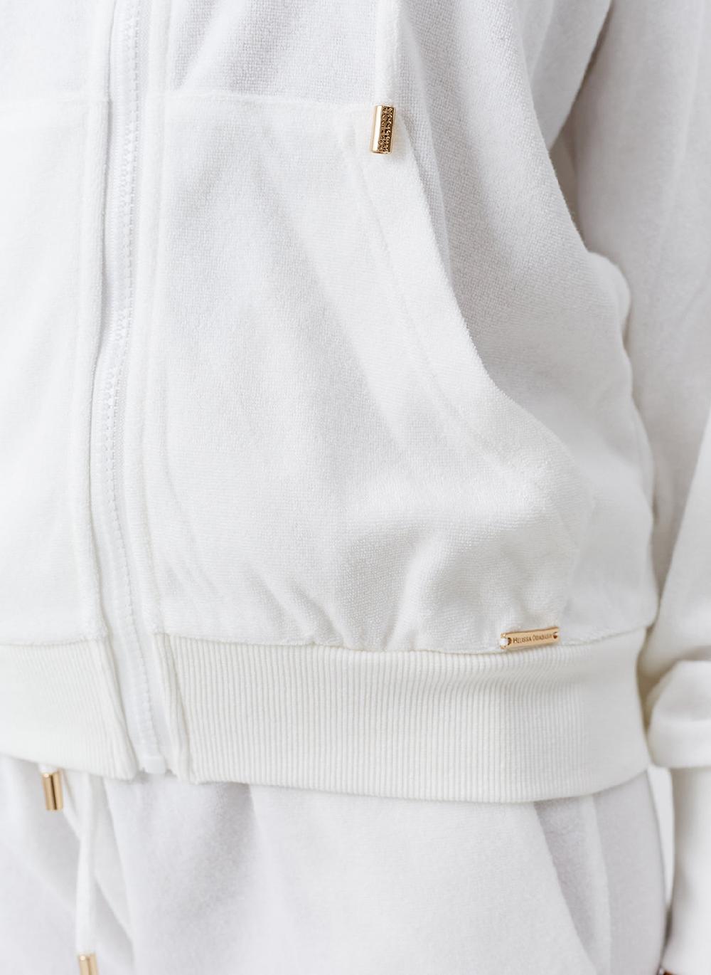 Melissa Odabash Kyda White Hoodie