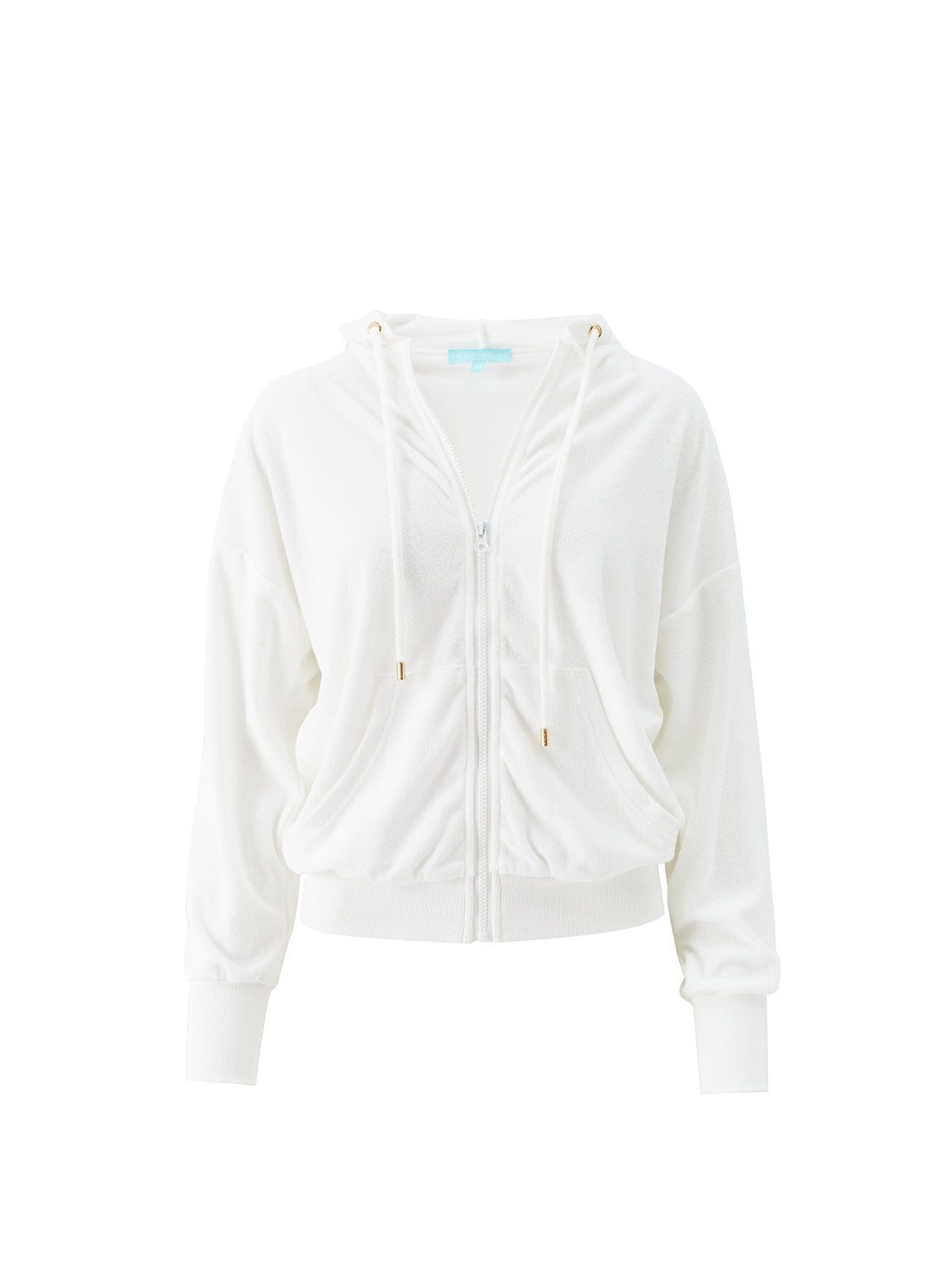 melissa odabash Kyda White Hoodie