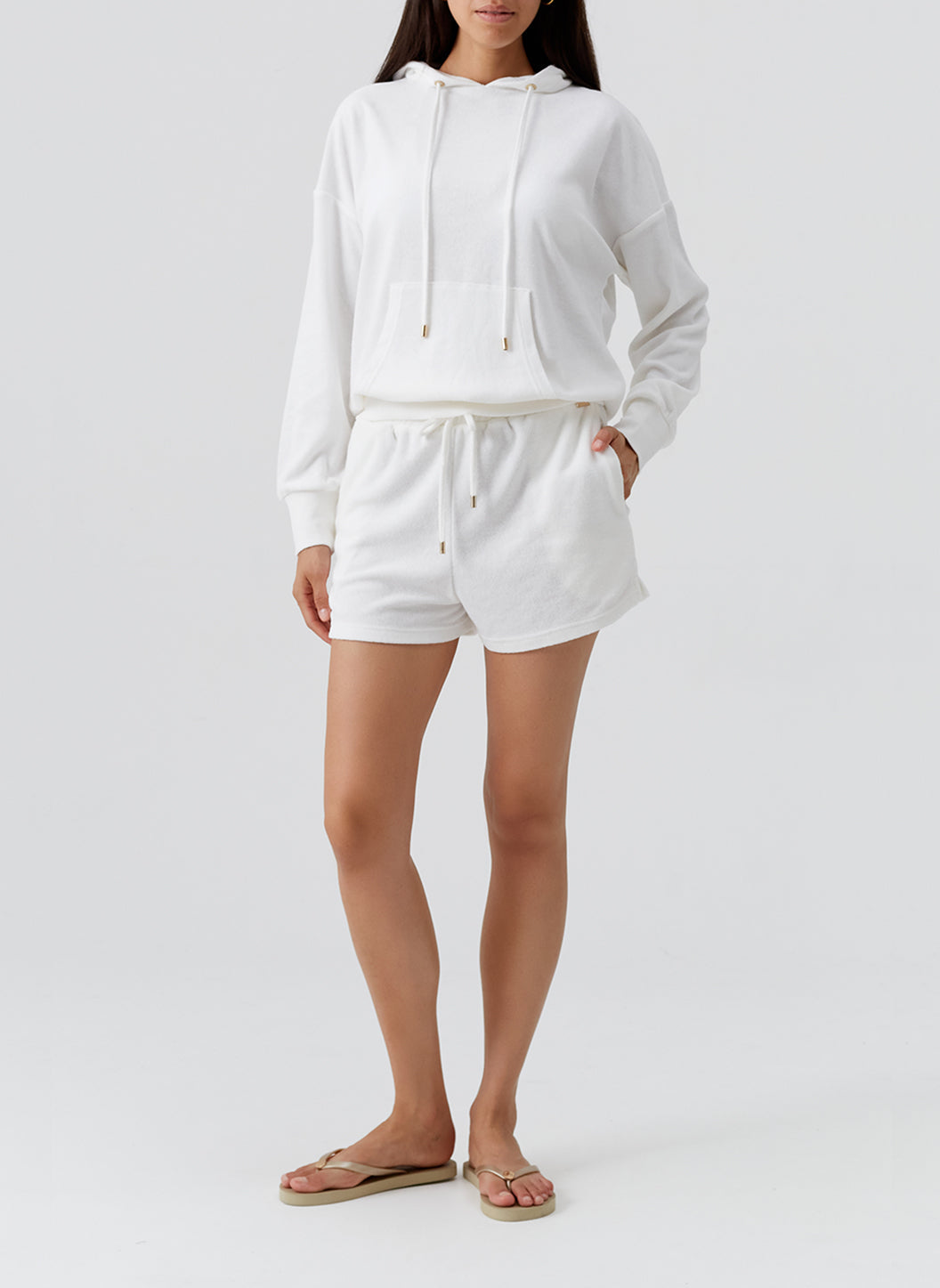Melissa Odabash Laura White Shorts