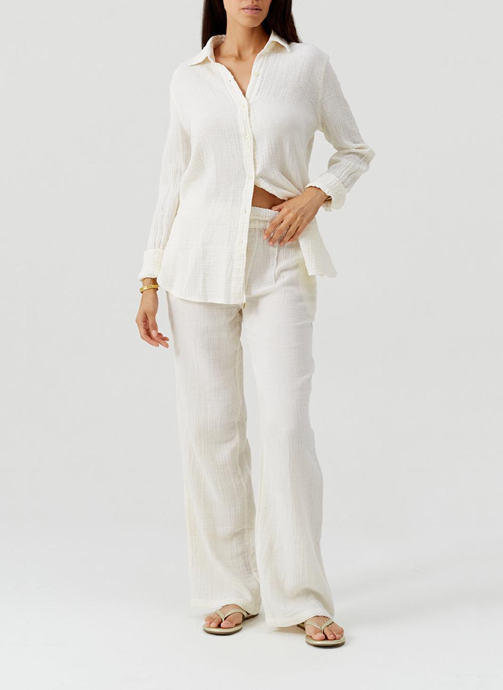 Melissa Odabash Leona Ivory Shirt