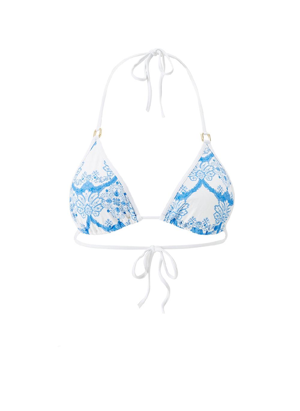 melissa odabash Malta Florian Bikini Top