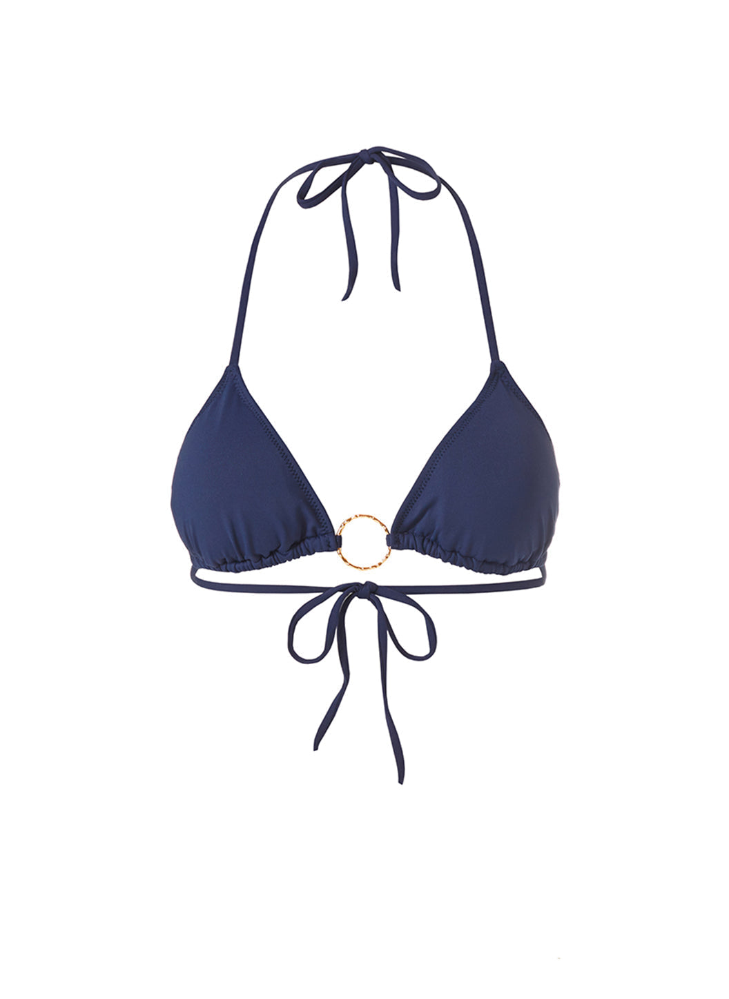 melissa odabash Miami Navy Bikini Top